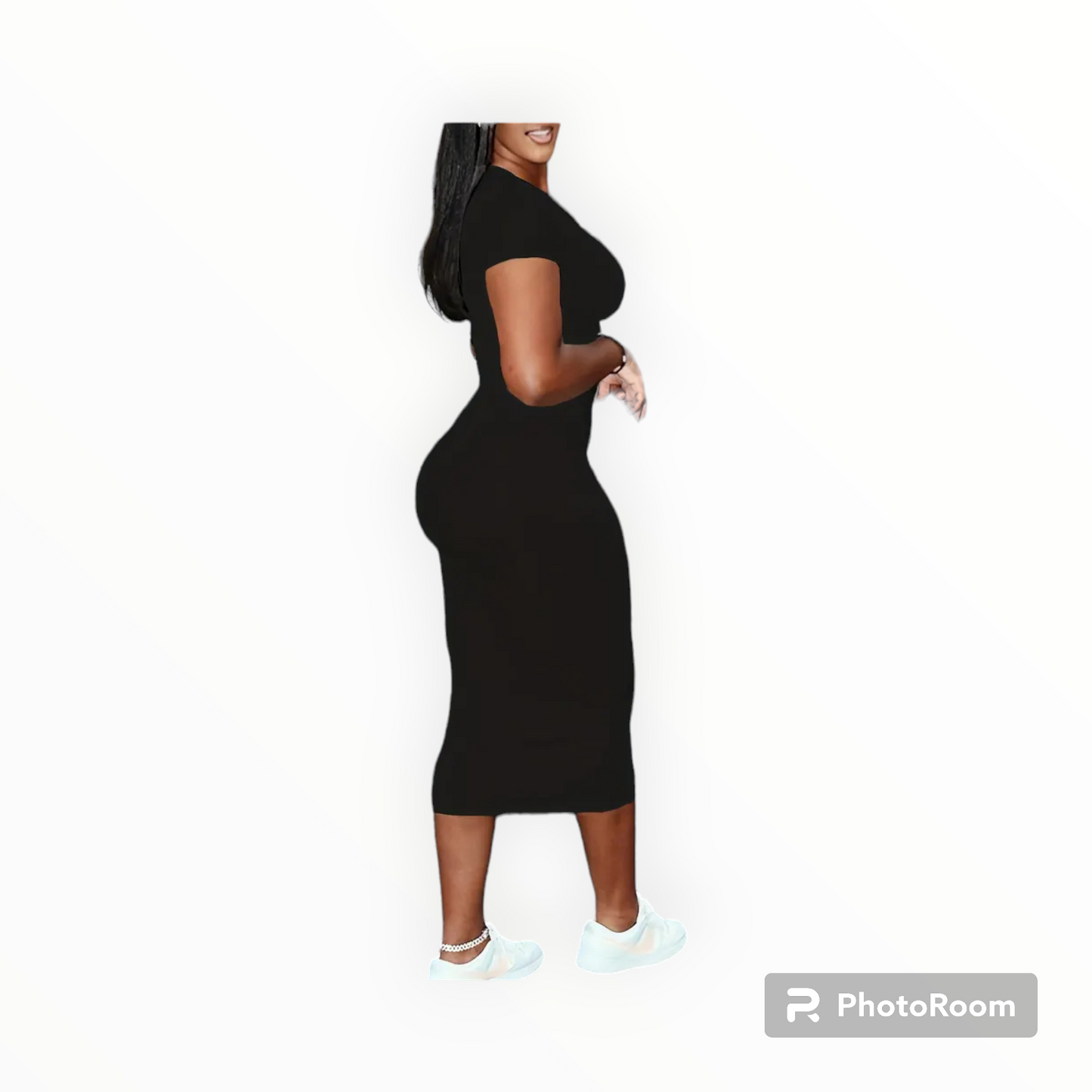 Casual short sleeve bodycon dress