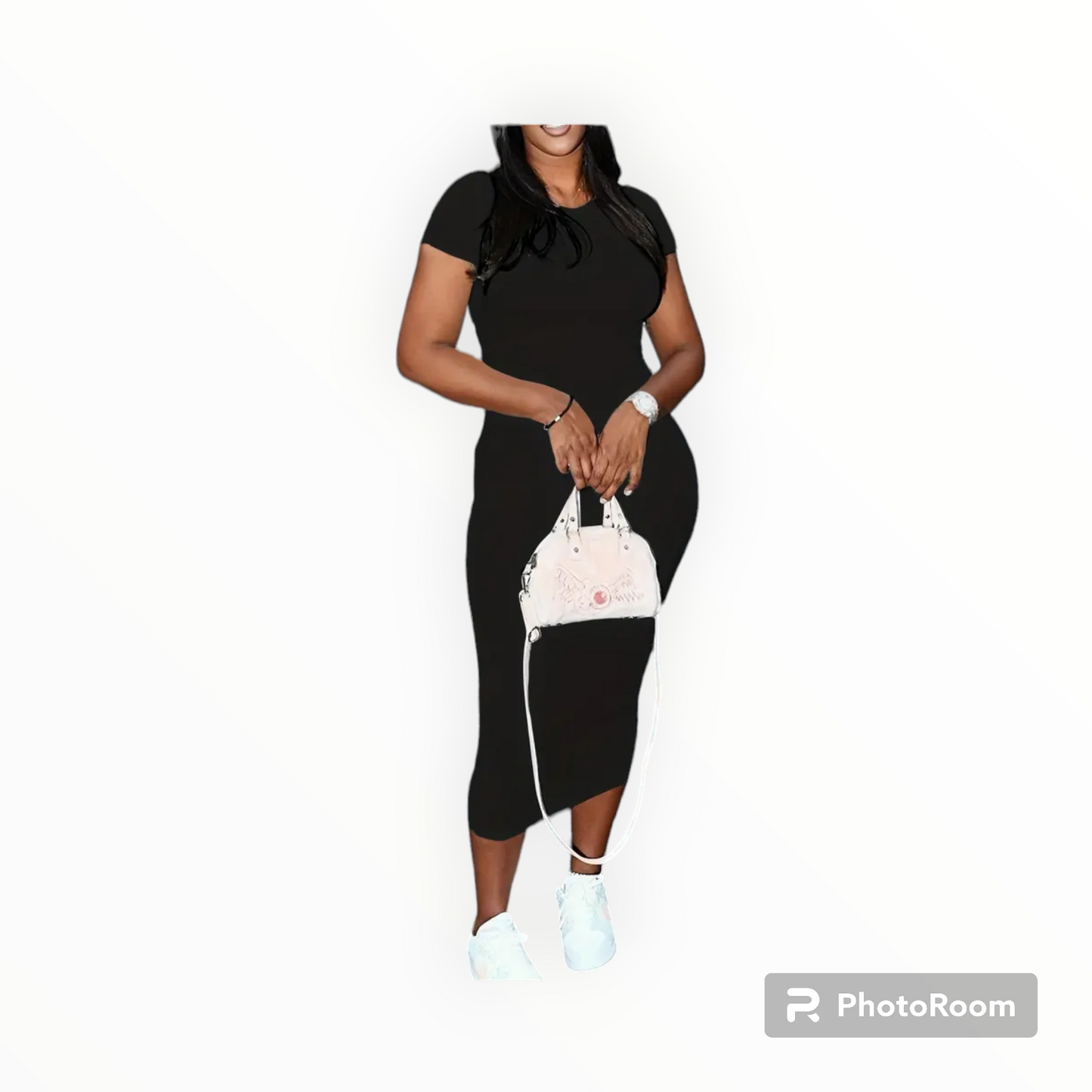 Casual short sleeve bodycon dress