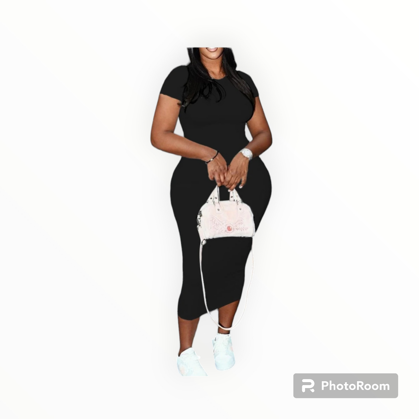 Casual short sleeve bodycon dress