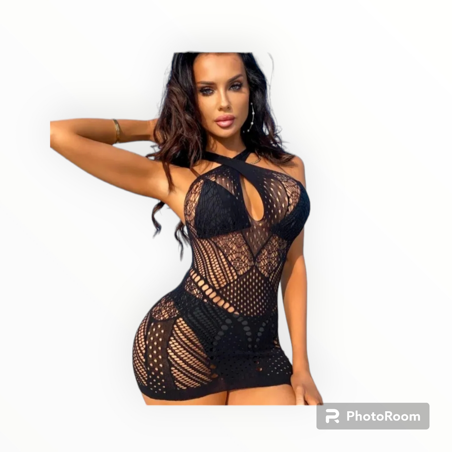 Hollow out swimwear cover up