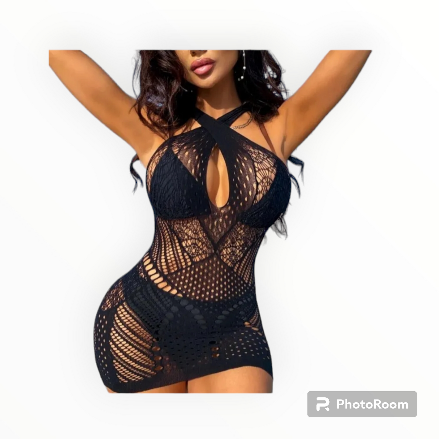 Hollow out swimwear cover up