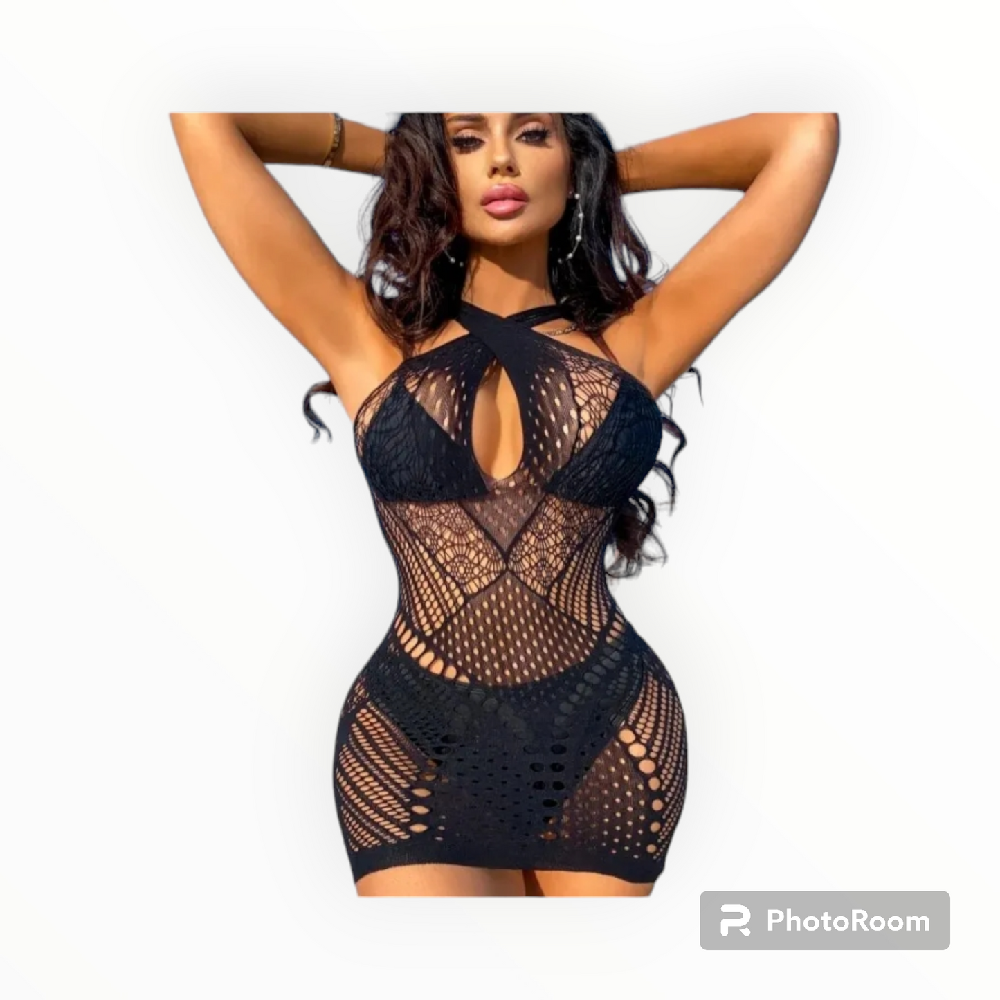 Hollow out swimwear cover up