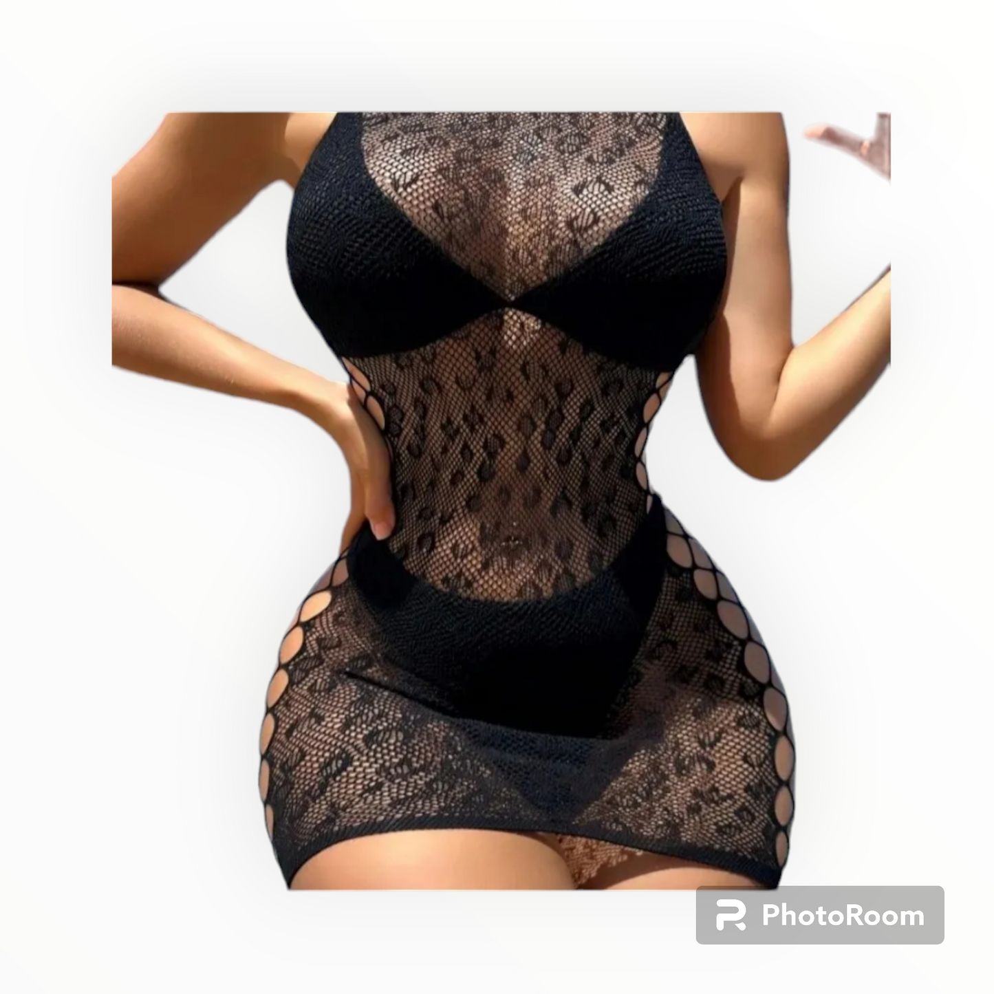 Women's Cheetah print swimwear cover up