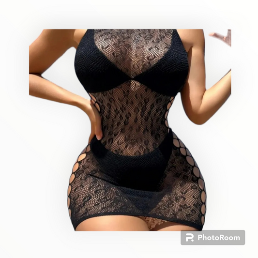 Women's Cheetah print swimwear cover up