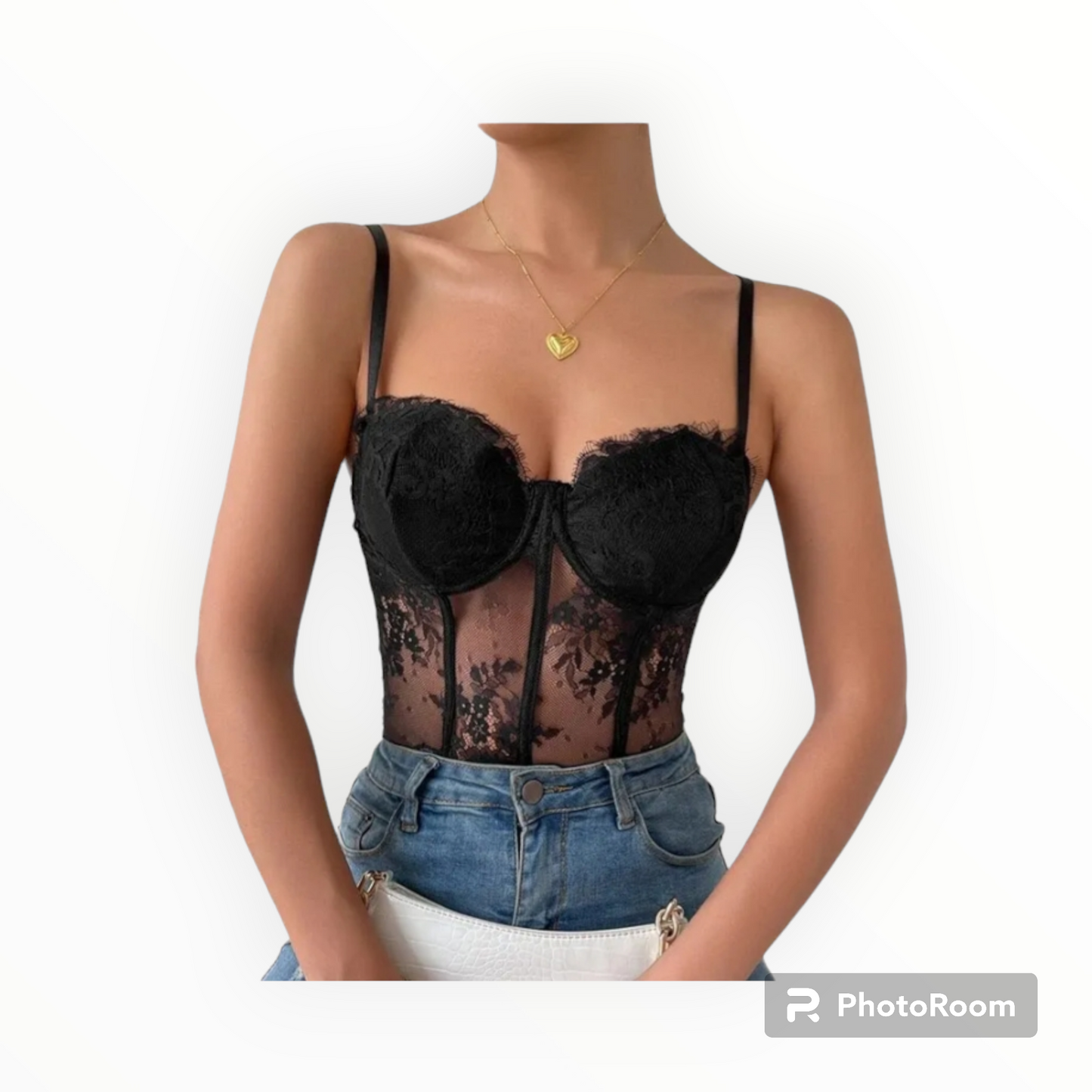 Women floral lace Corset