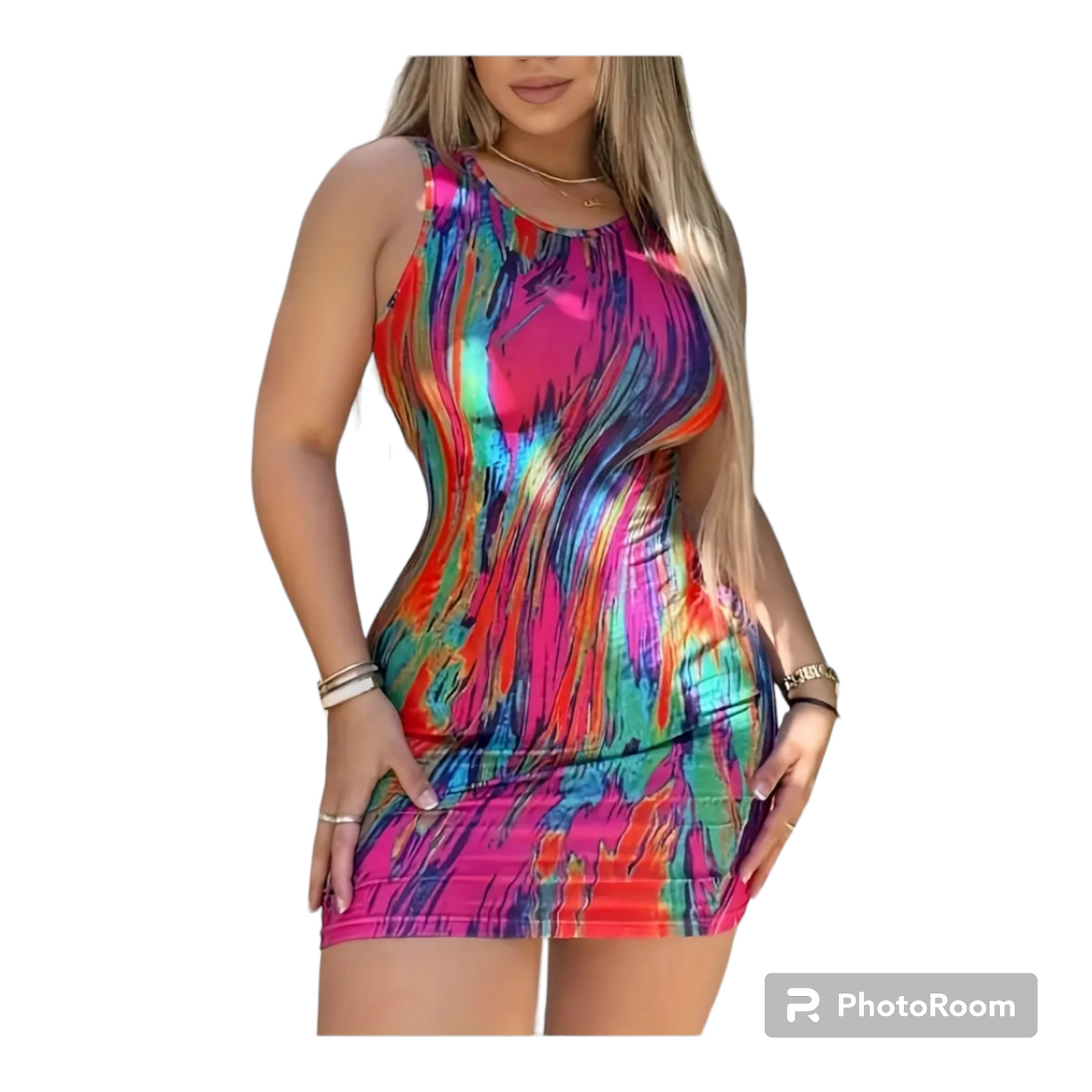 Women Multicolor mini dress