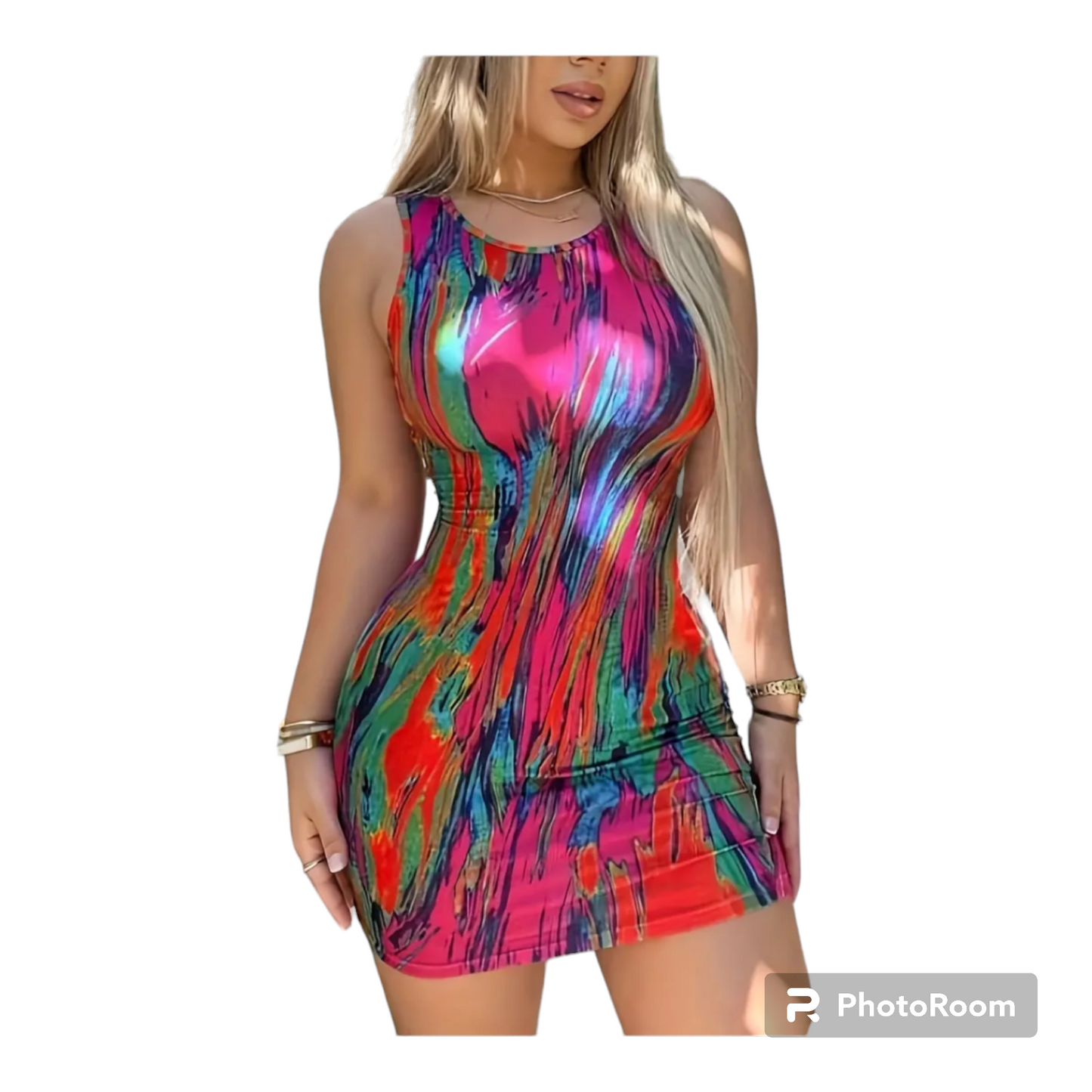 Women Multicolor mini dress