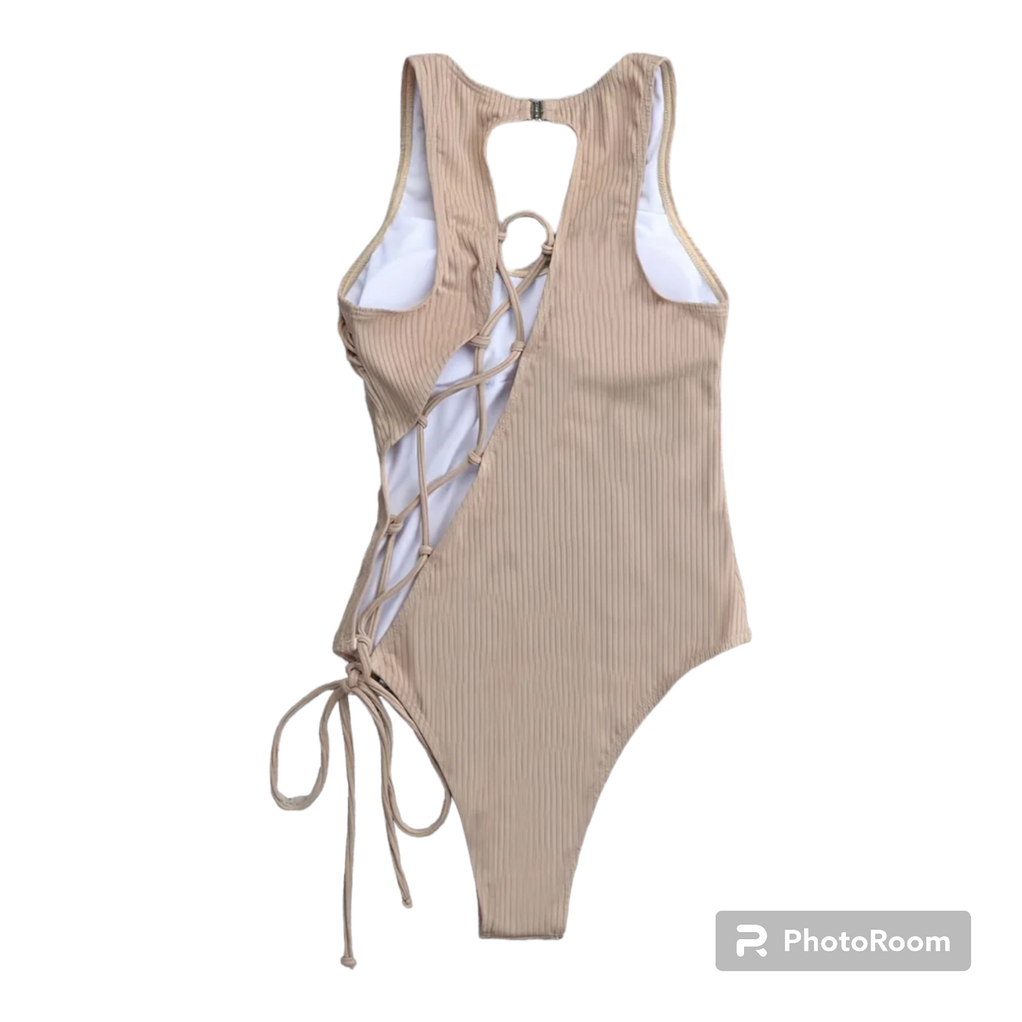 One piece cut out swimwear