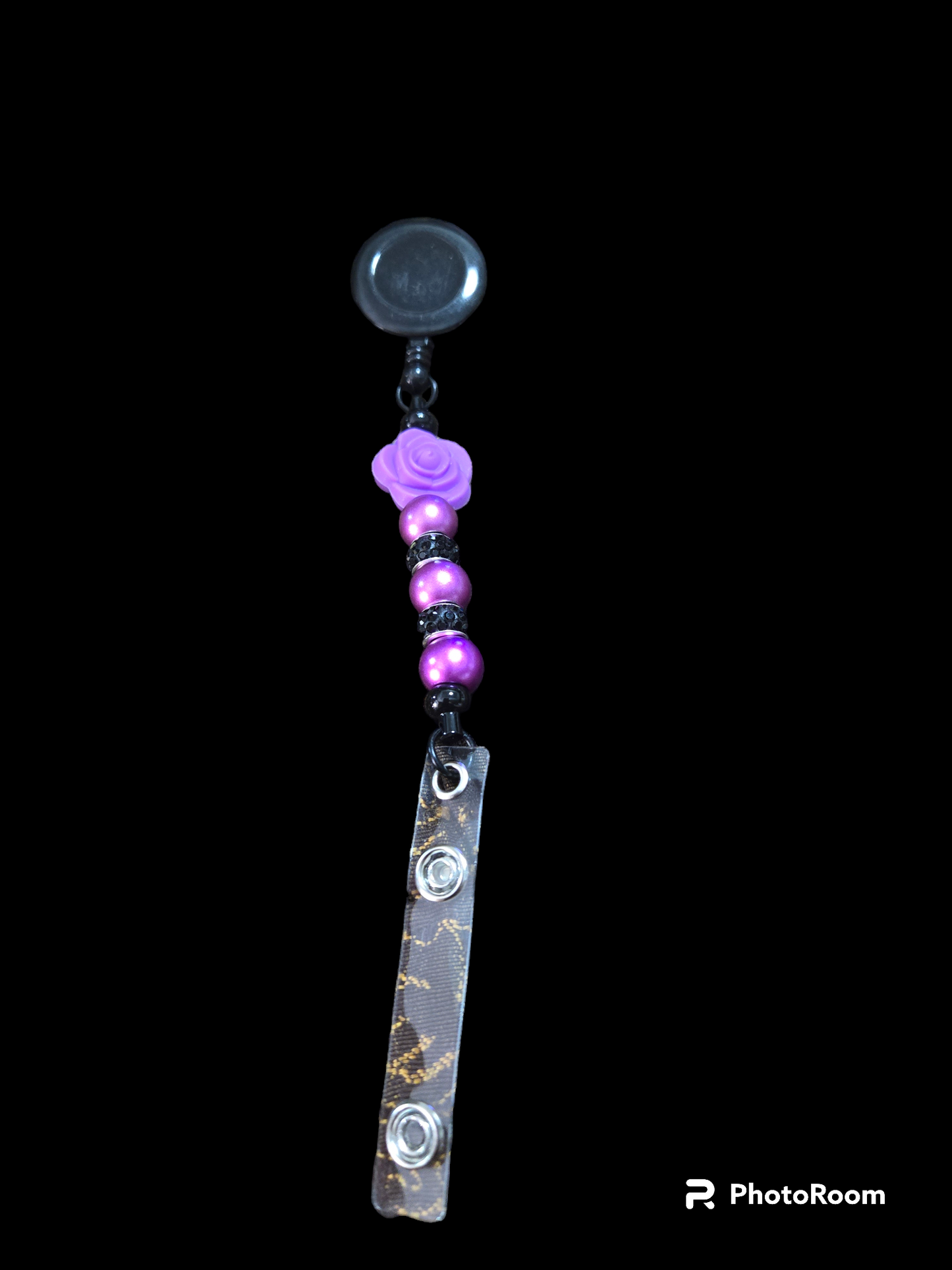 Beaded Bar ID Badge Reel