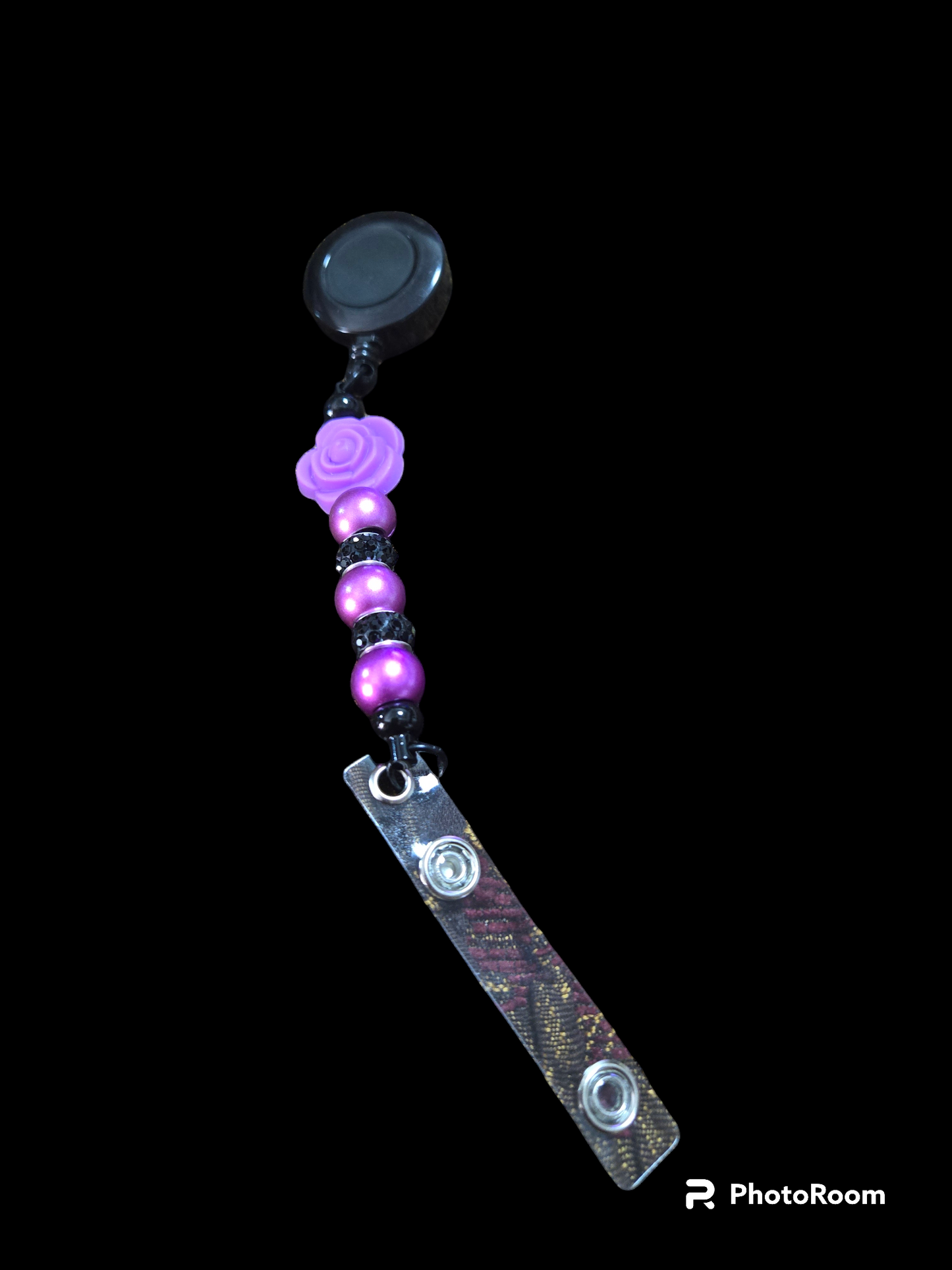 Beaded Bar ID Badge Reel