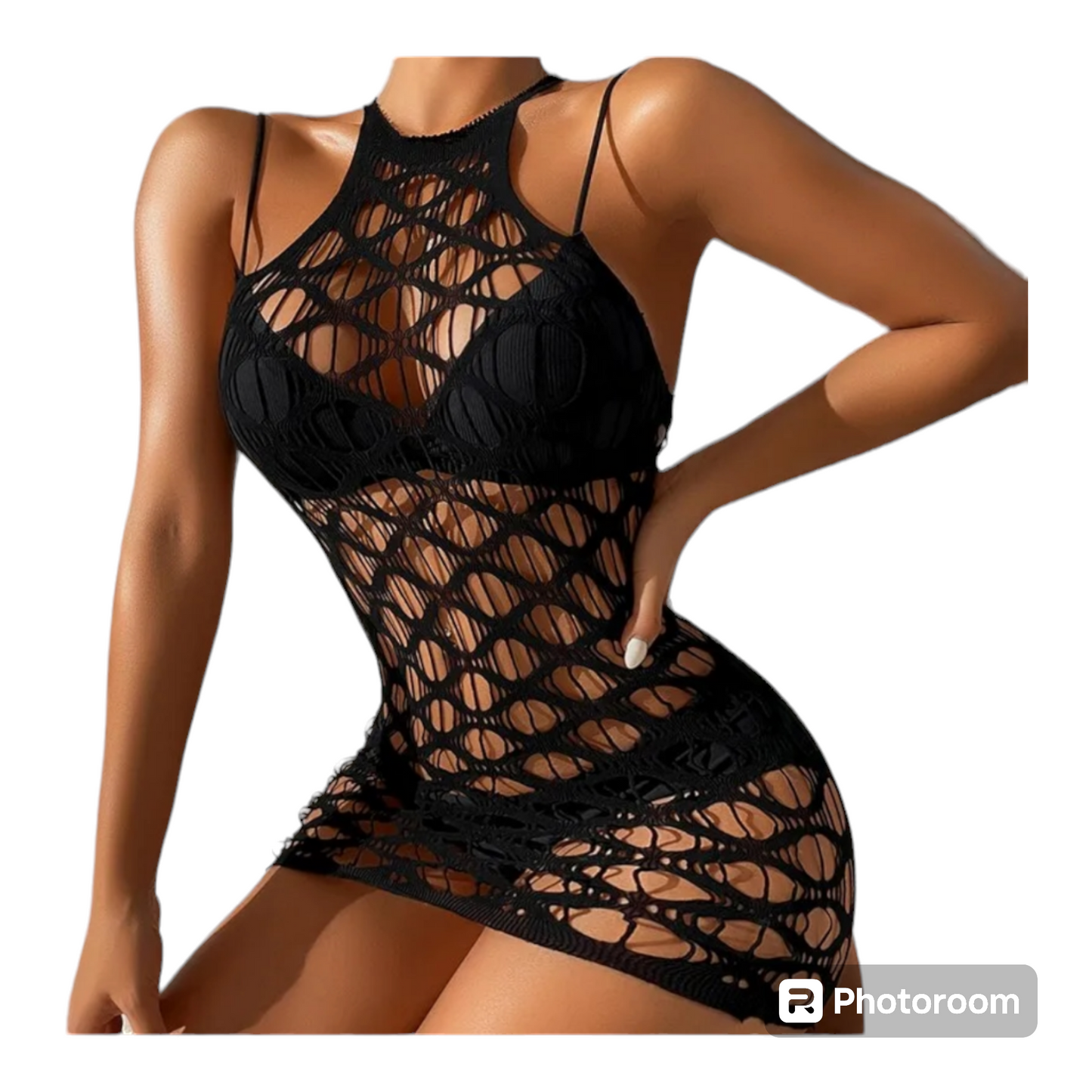 Crochet swimwear cover up