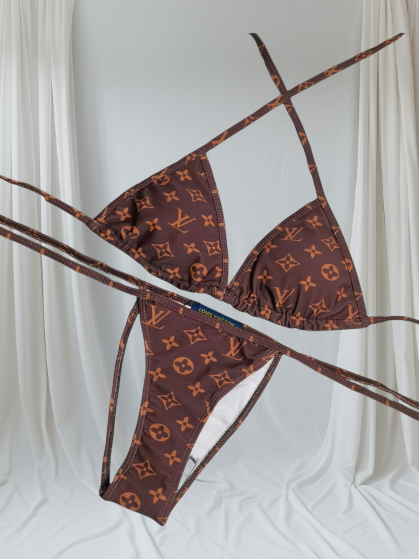 LV Designer inspired 2pc bikini set