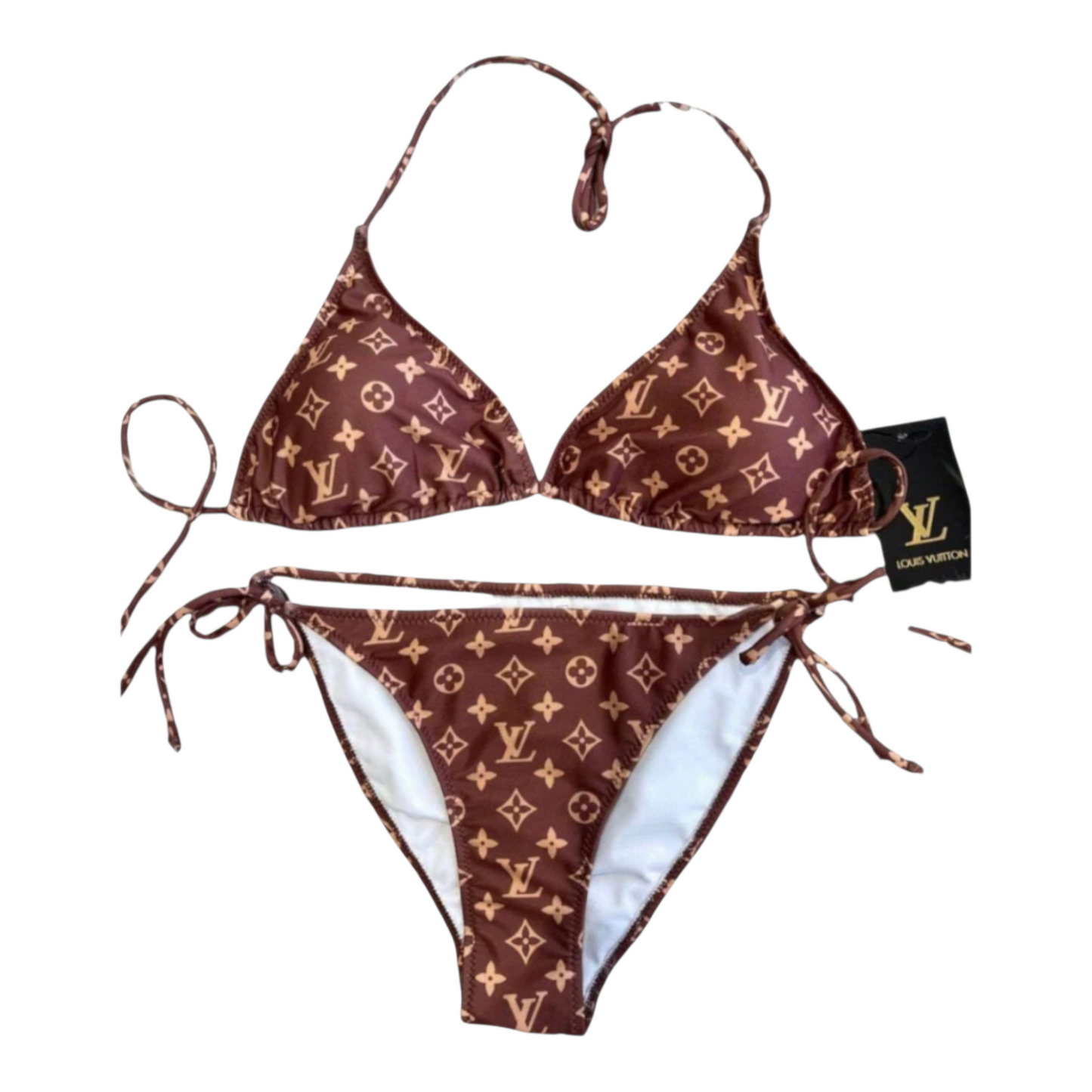 LV Designer inspired 2pc bikini set