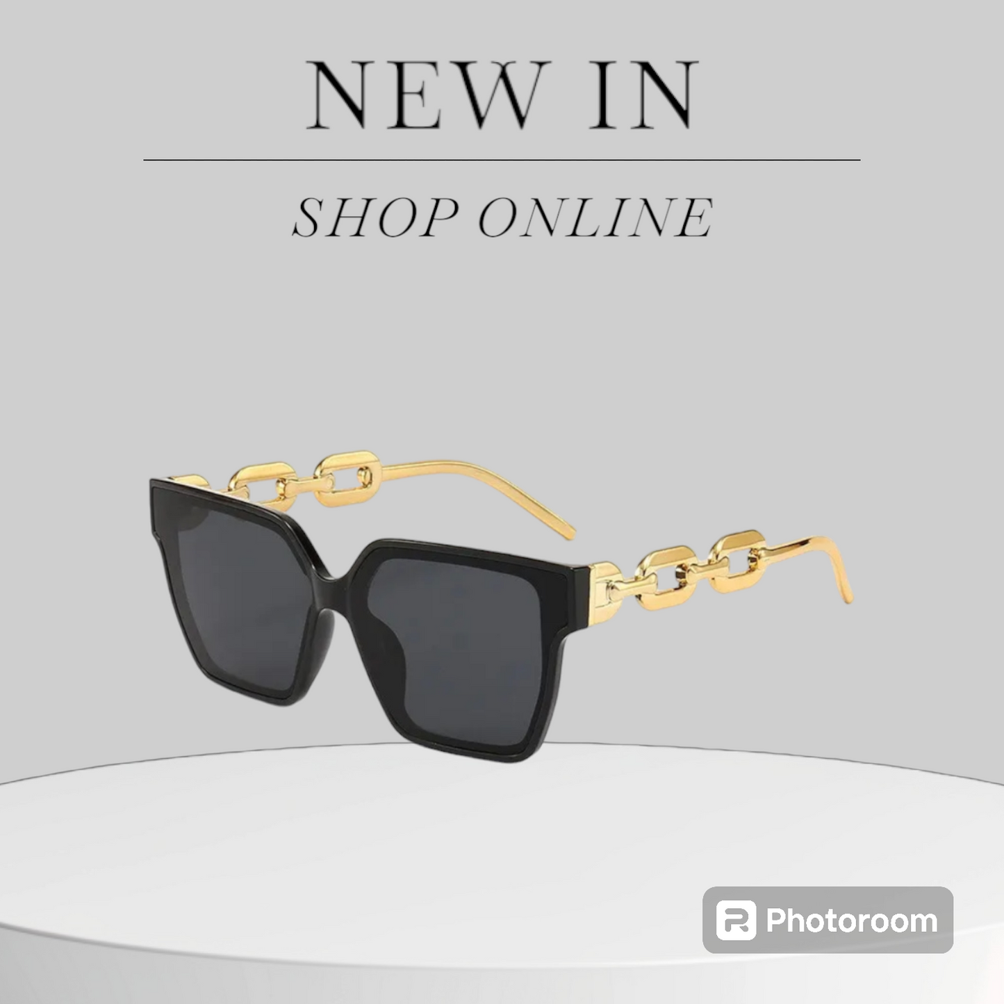 Square vintage style sunglasses