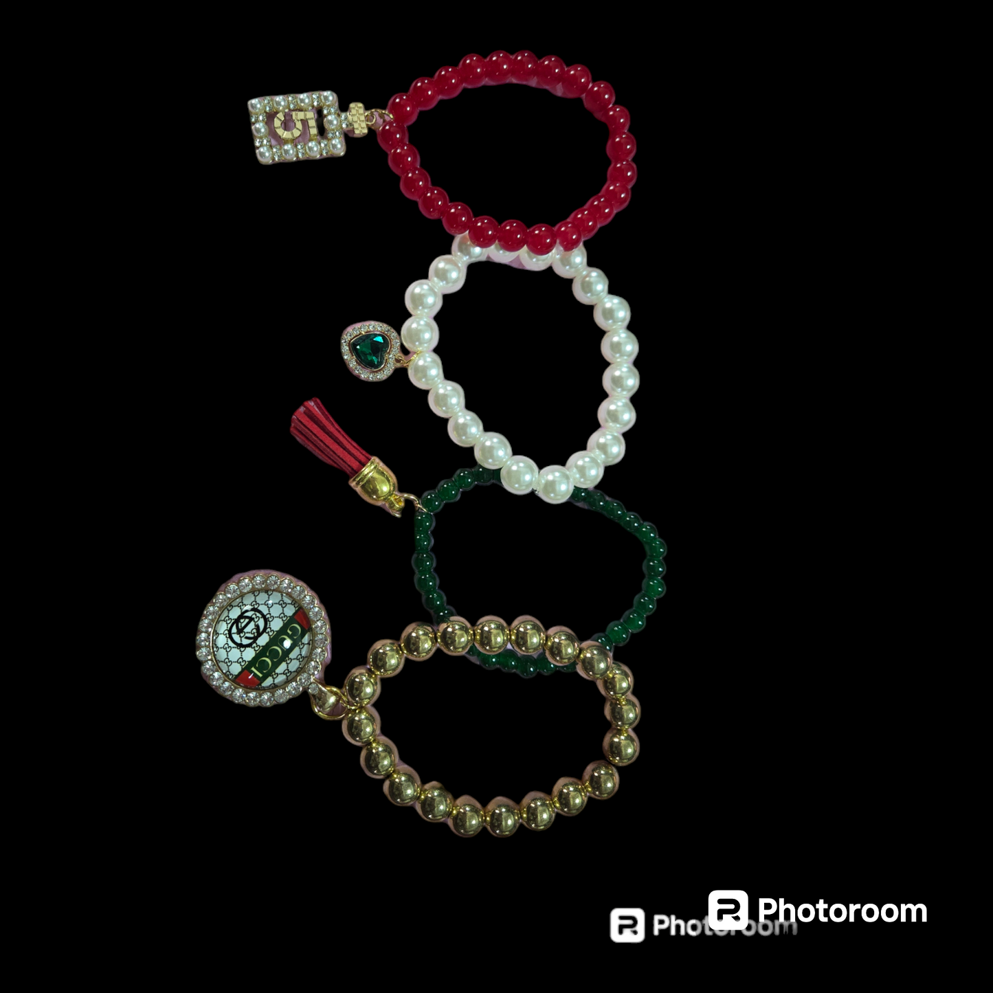 Custom made designer charm bracelet