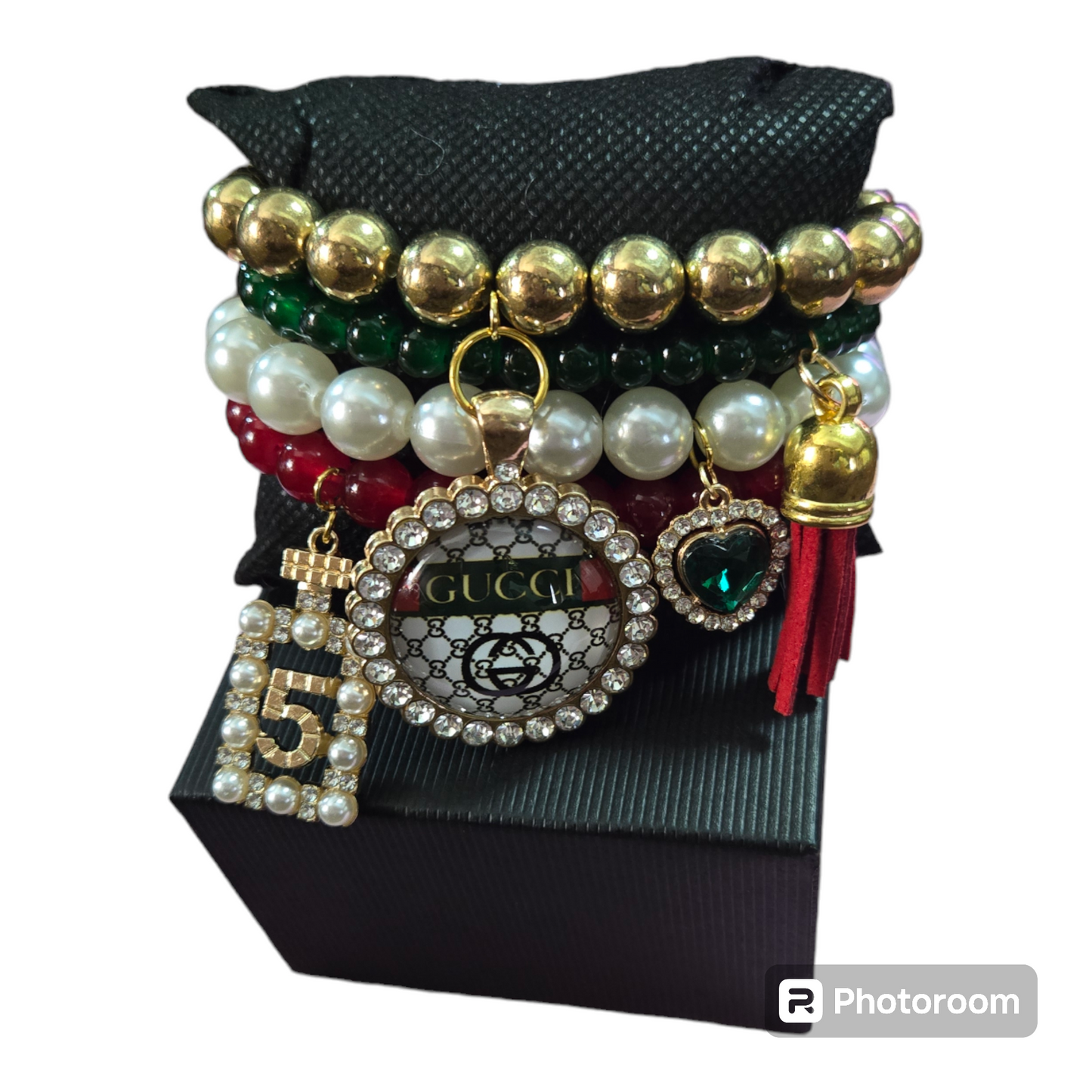 Custom made designer charm bracelet