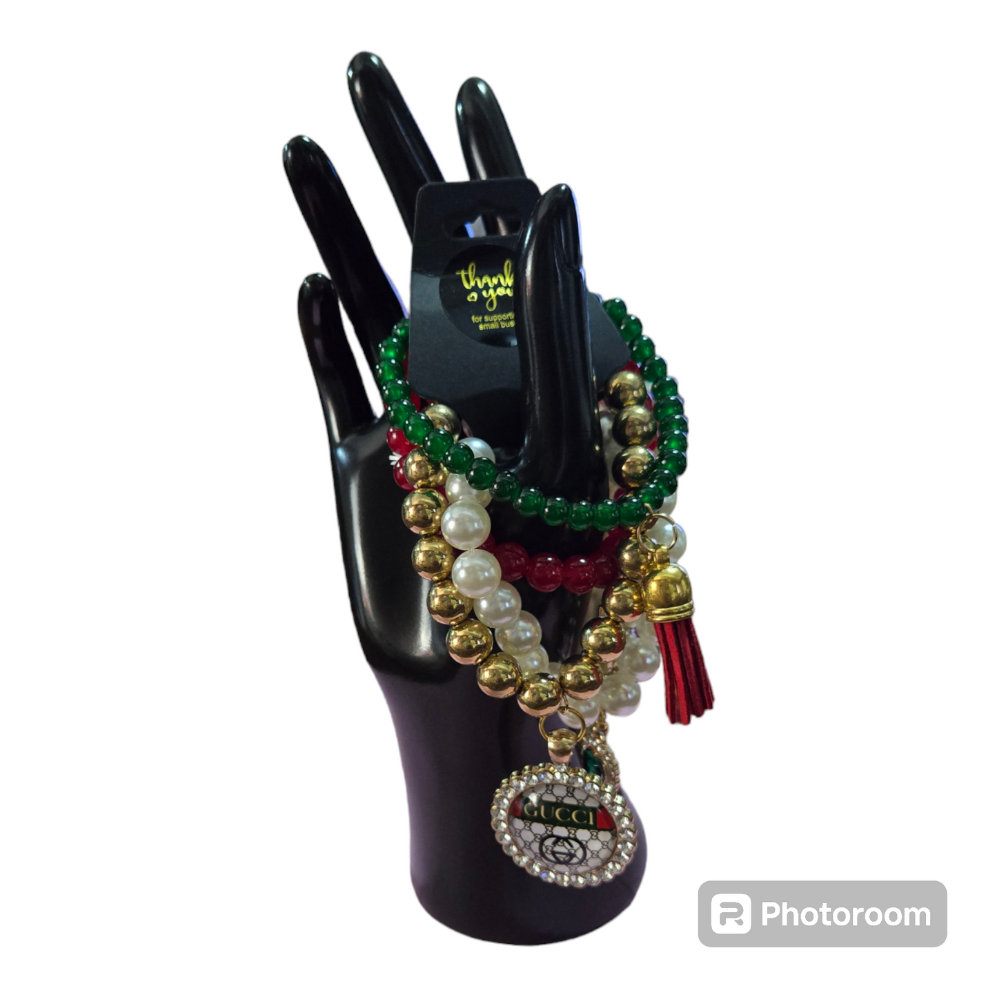 Custom made designer charm bracelet