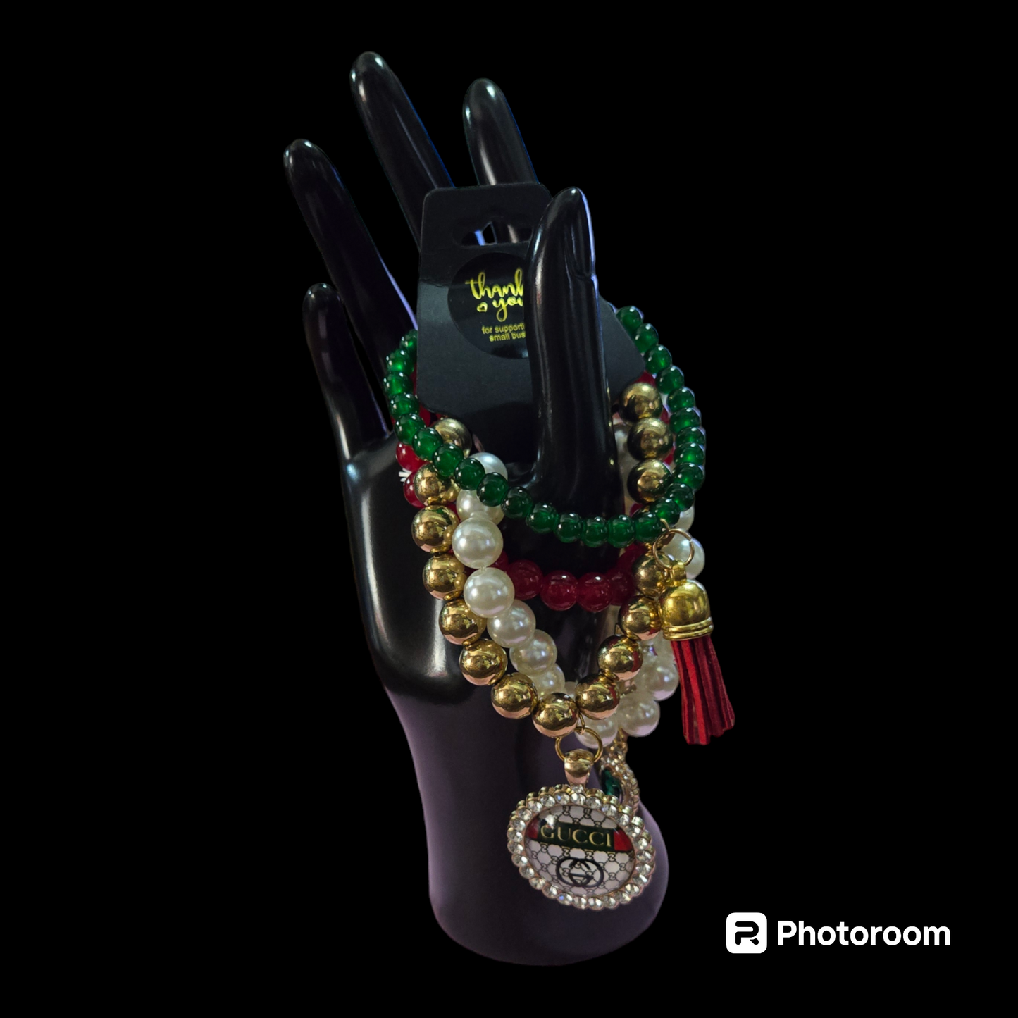 Custom made designer charm bracelet