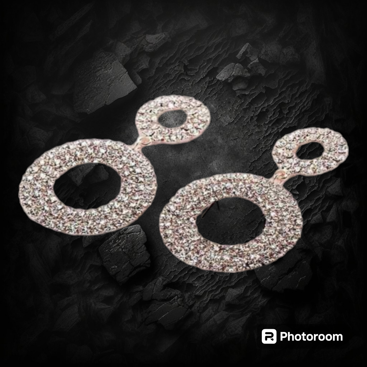 Rhinestones Artificial Crystal Dangling Earrings