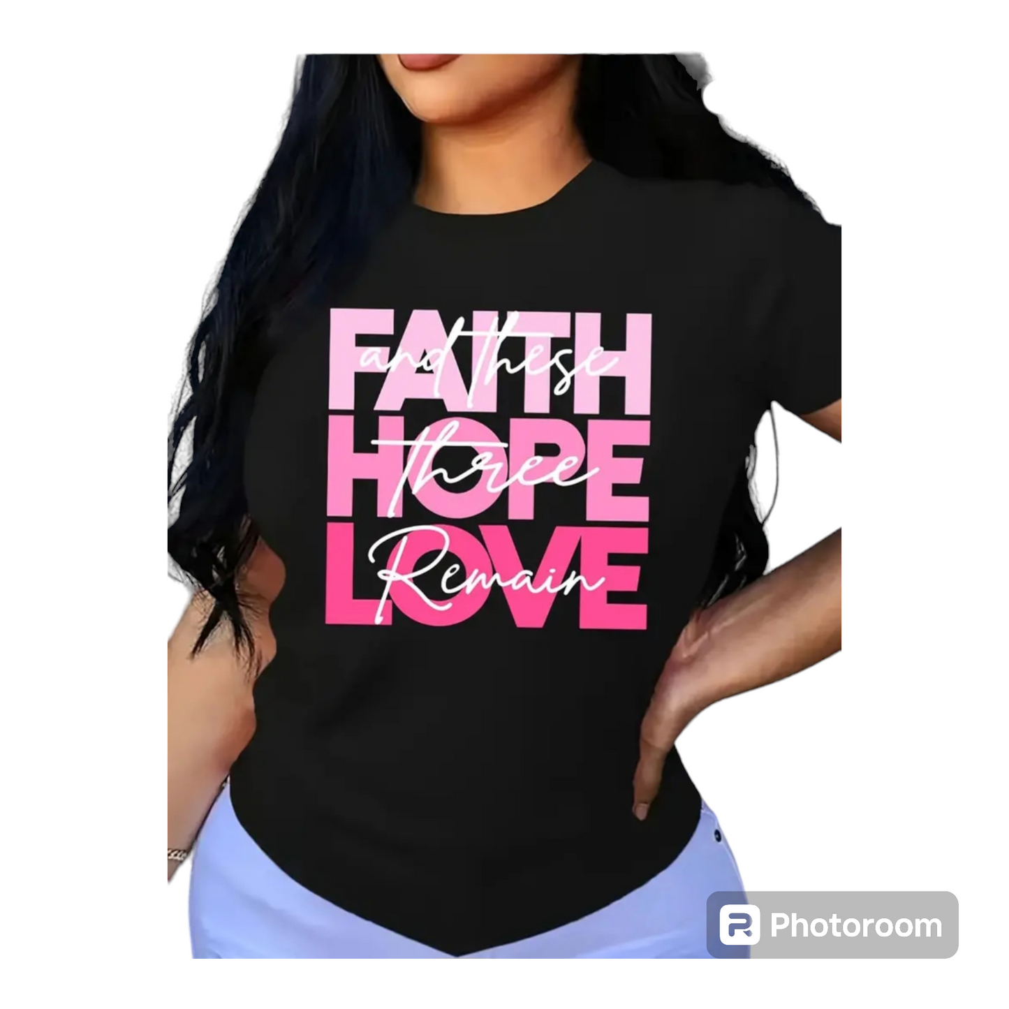 Plus size Crew-neck T-shirt