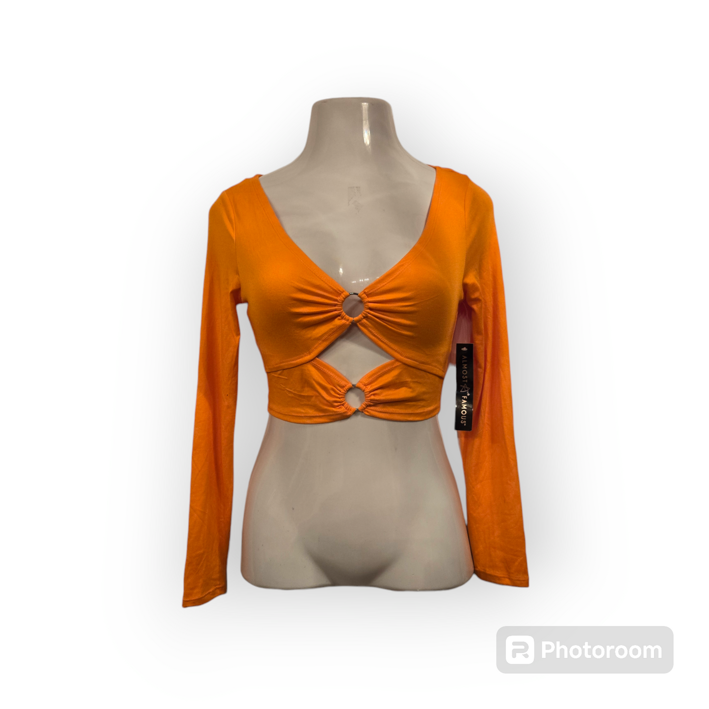 Double ring crop top