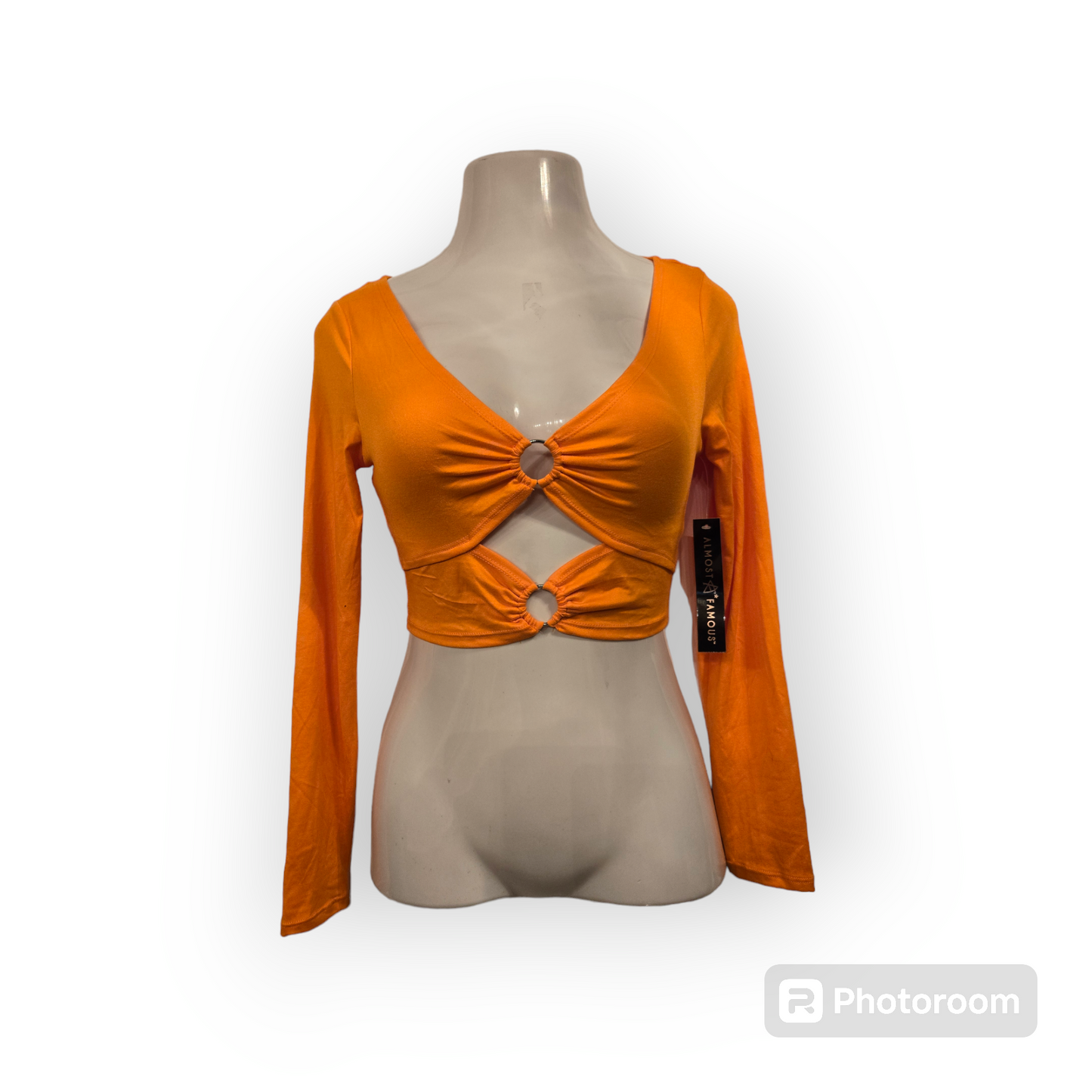 Double ring crop top