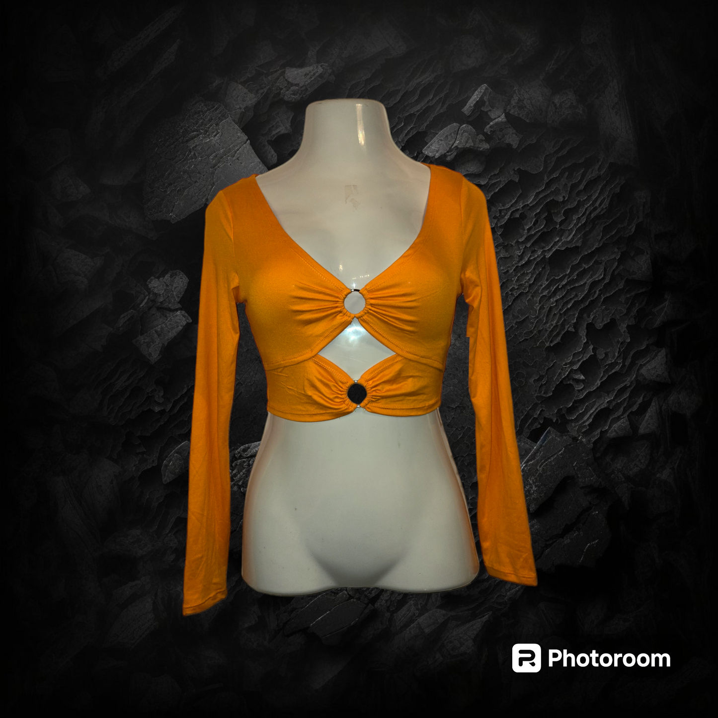 Double ring crop top