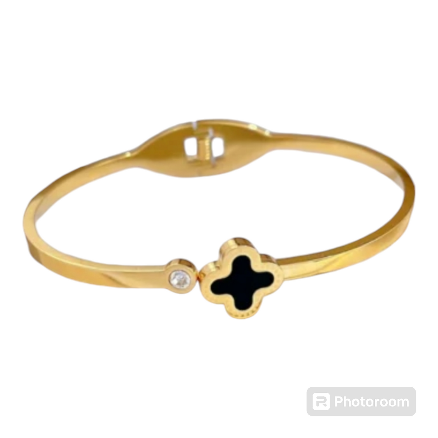 Four Leaf Clover Designer Inspired Four Leaf Clover Bangle