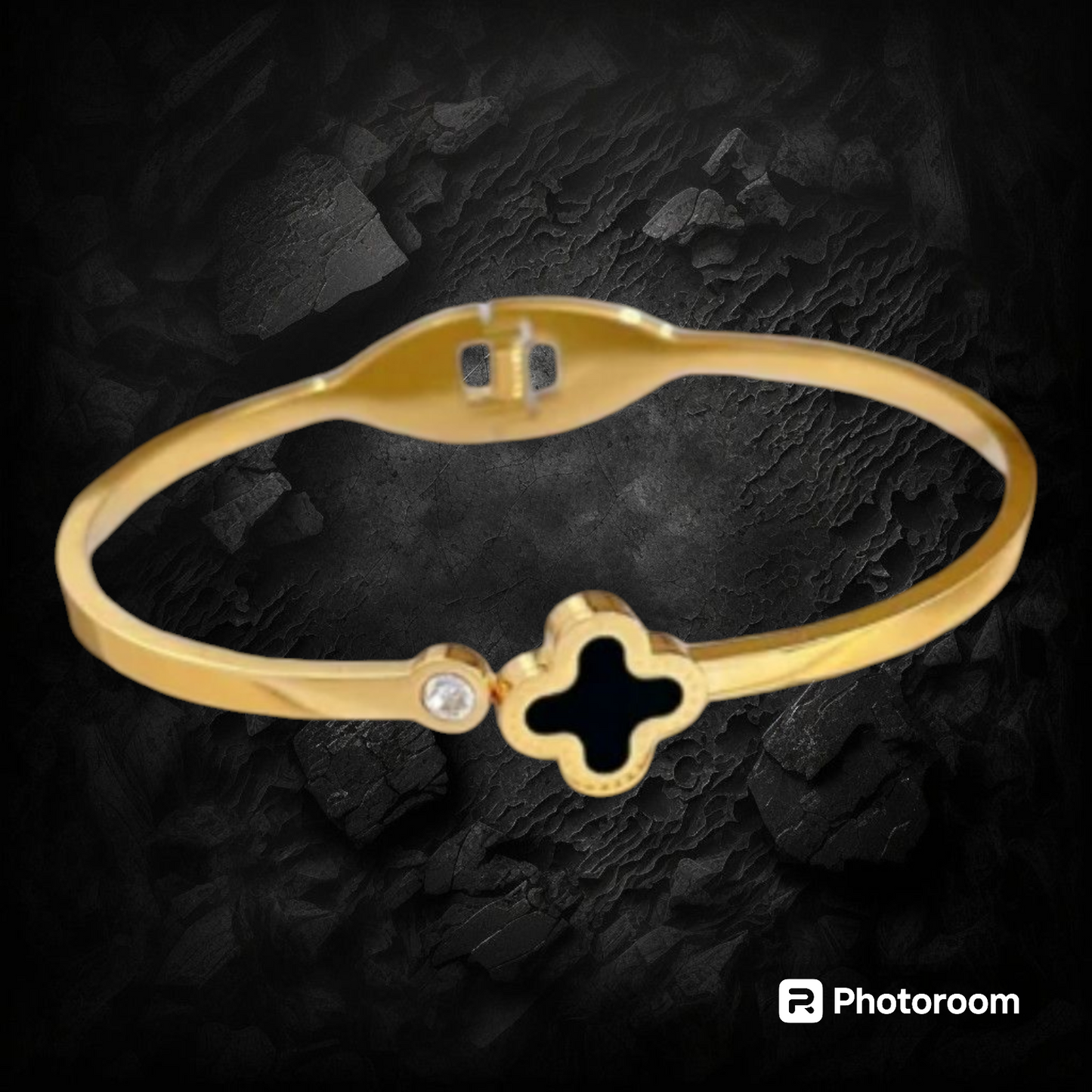 Four Leaf Clover Designer Inspired Four Leaf Clover Bangle