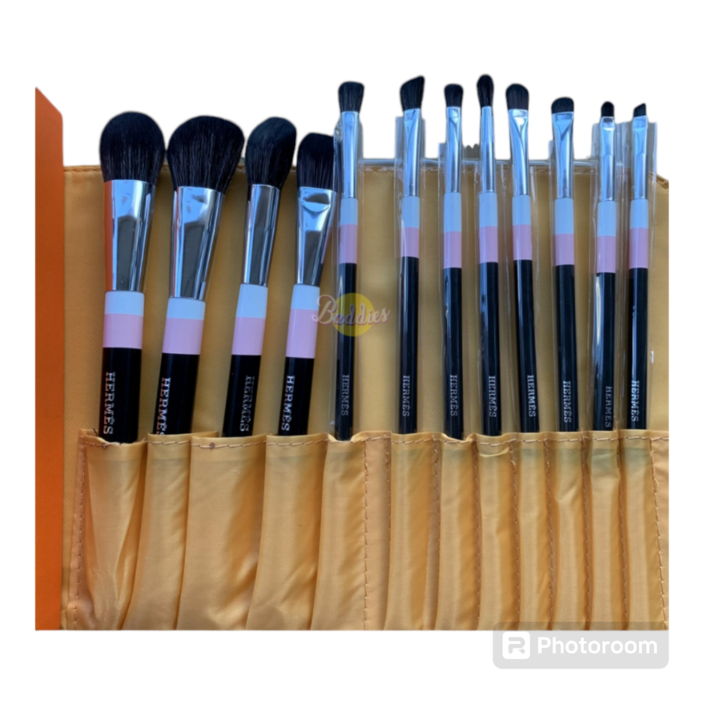 Luxury inspired 12pc makeup brush set