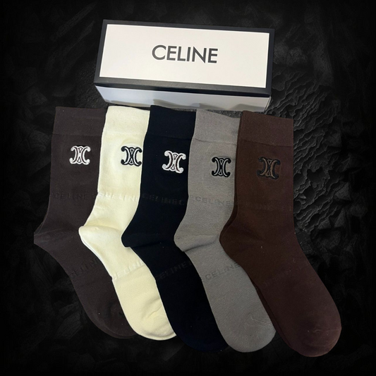 Celine Designer inspired Socks Set