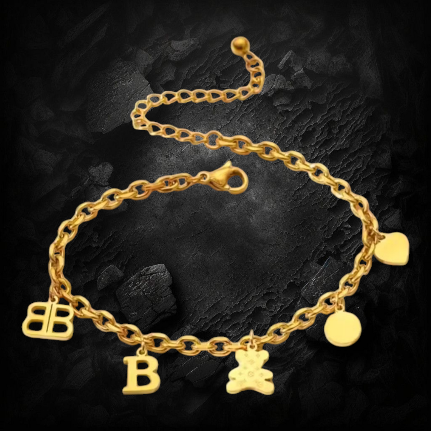 Balenciaga Designer inspired Charm Bracelet