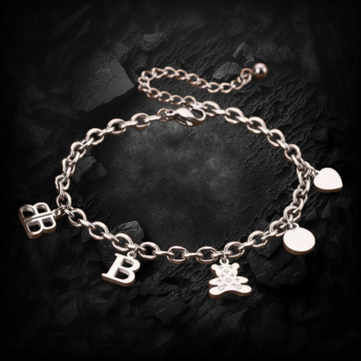 Balenciaga Designer inspired Charm Bracelet