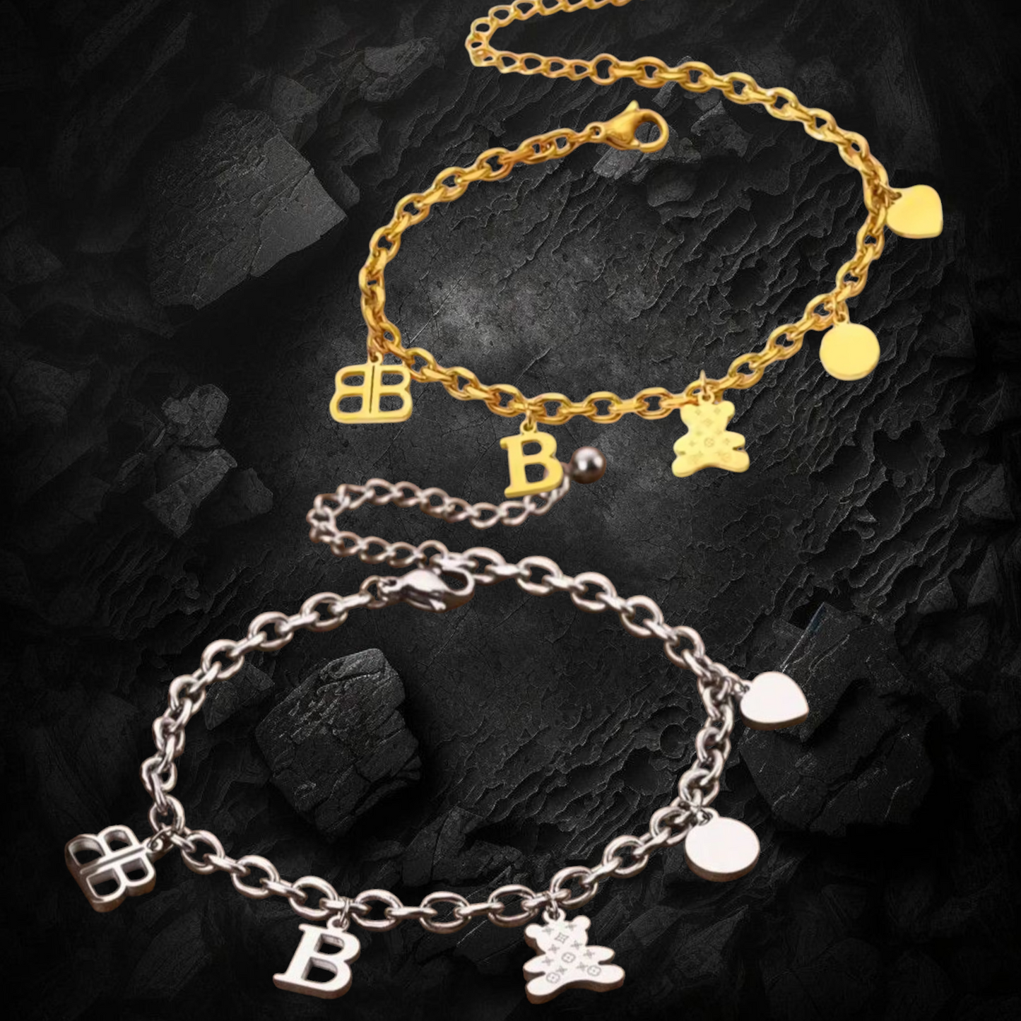 Balenciaga Designer inspired Charm Bracelet