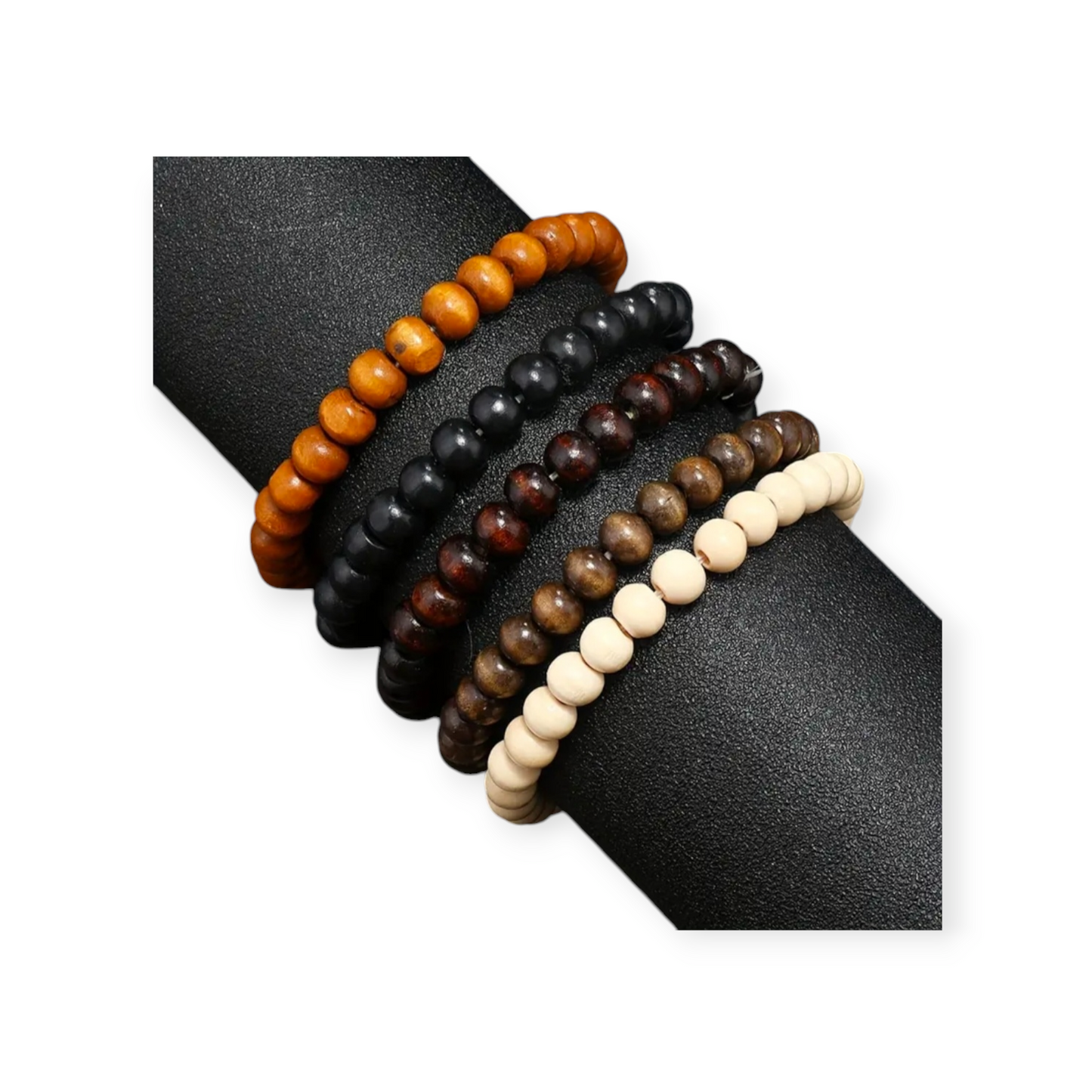 Men Wooden beeded bracelet