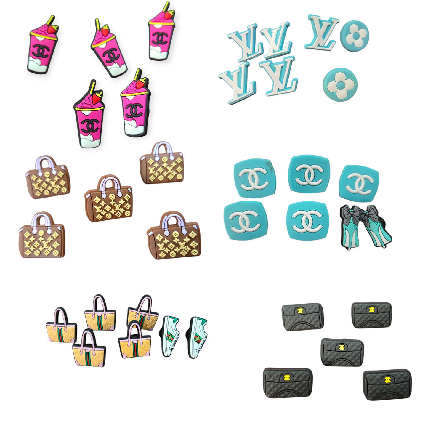 Designer inspired Croc charm