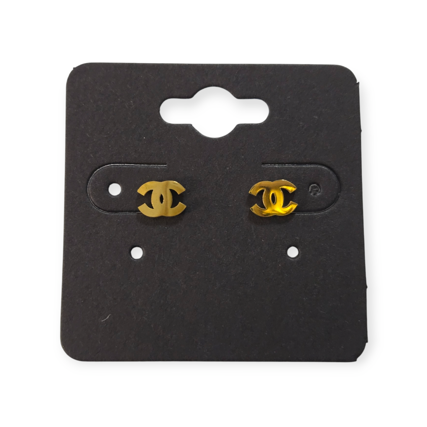 Chanel inspired stud earrings