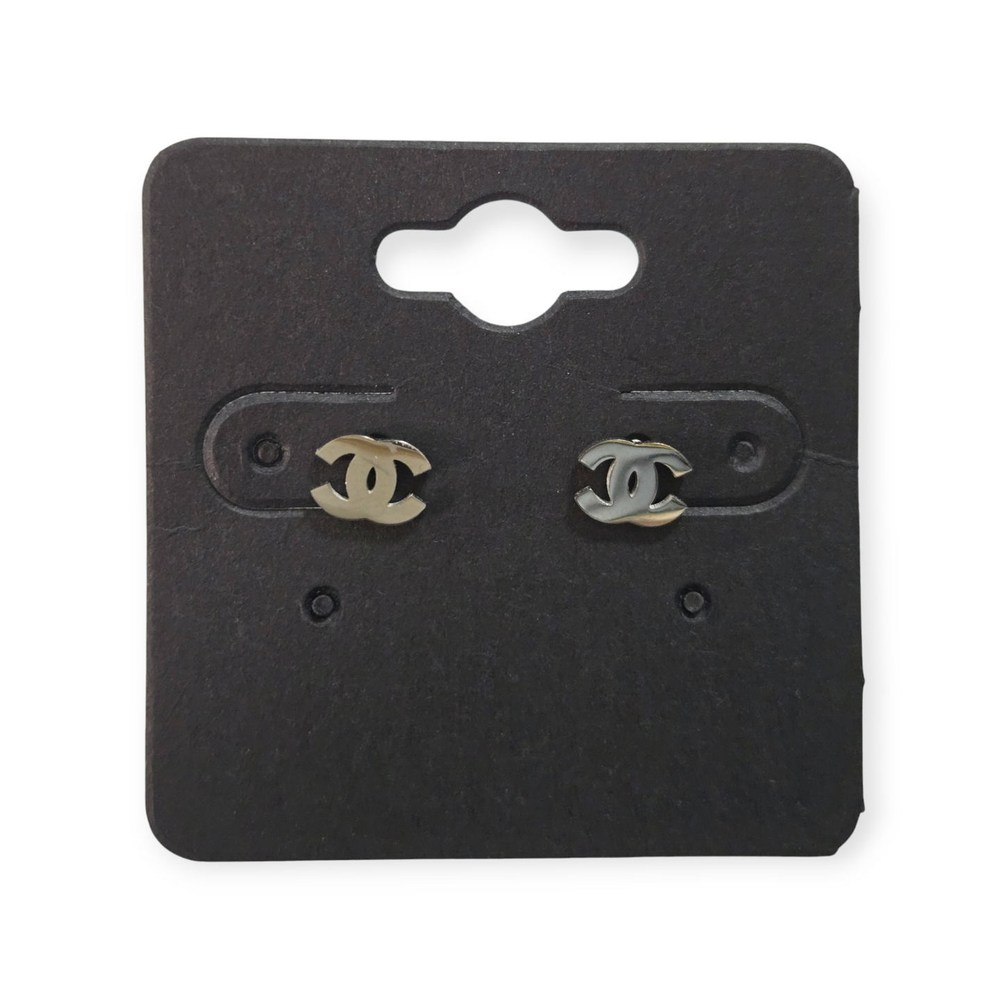 Chanel inspired stud earrings