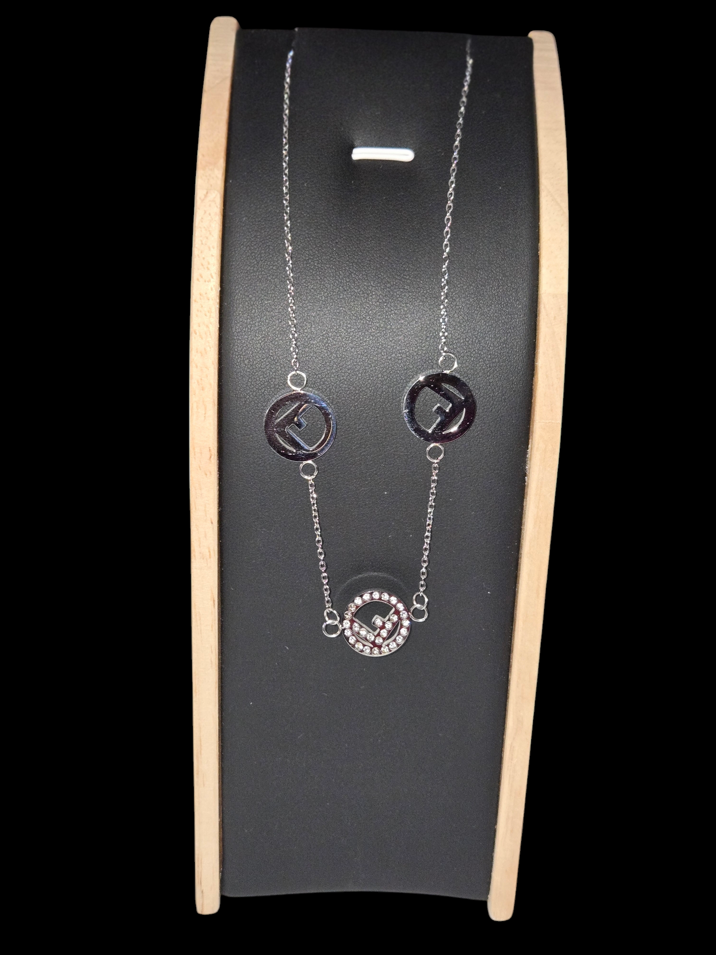 luxury inspired Fendi necklace