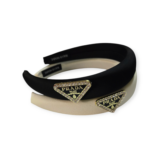 Prada Inspired Gold headband