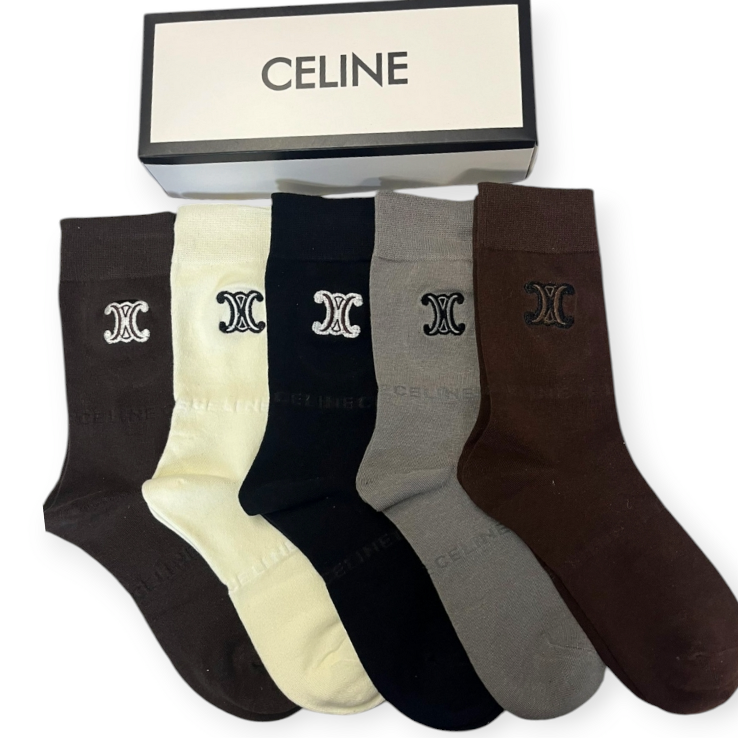 Celine Designer inspired Socks Set