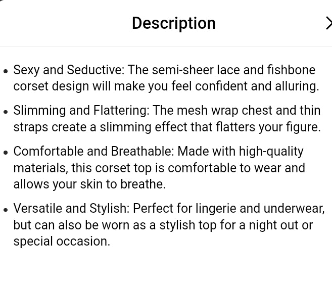 Women floral lace Corset