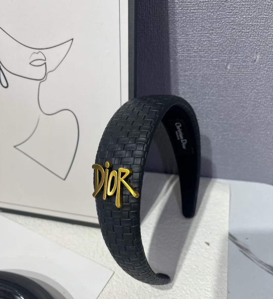 CD Designer inspired headband