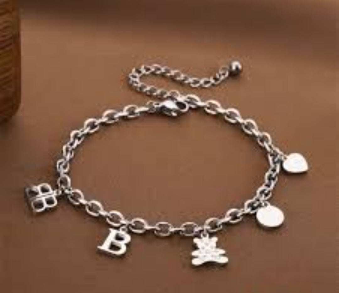 Balenciaga Designer inspired Charm Bracelet