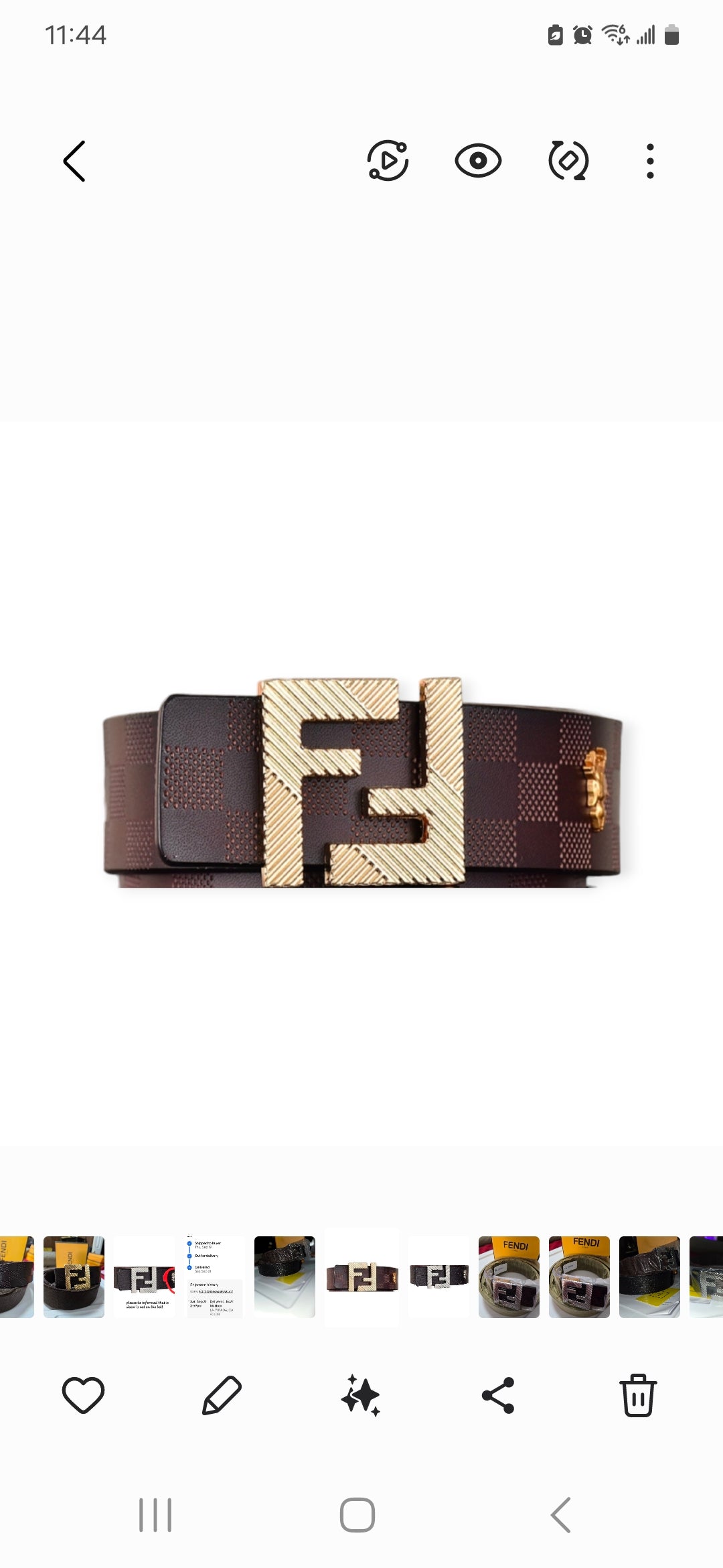 FENDI inspired belt