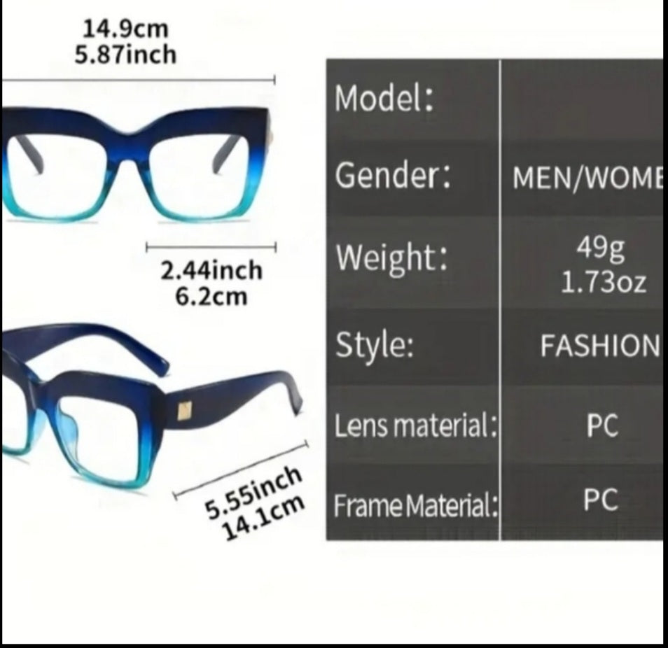 Oversized Square Eyewear