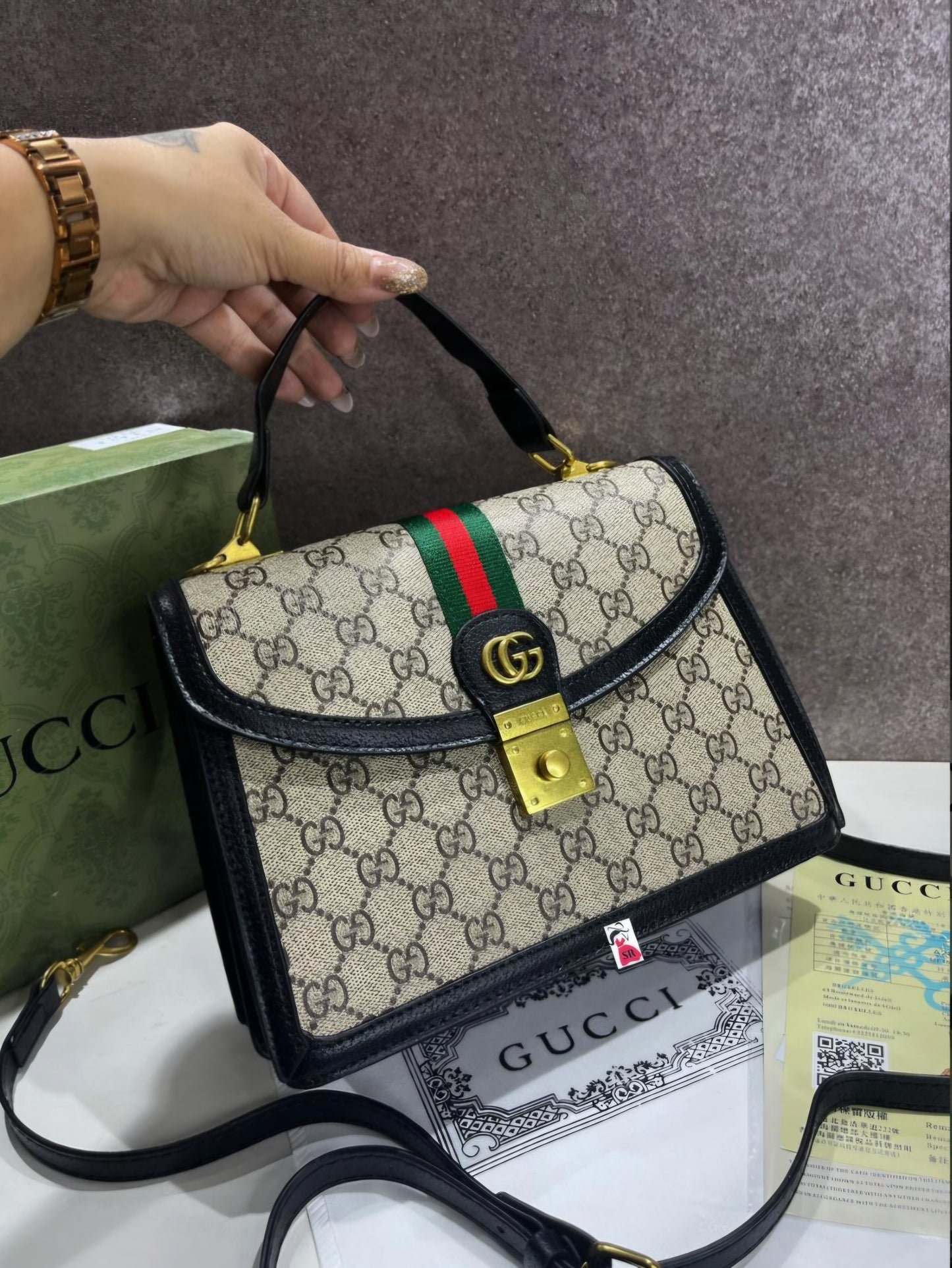 Gucci inspired handbag