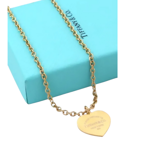 Tiffany inspired Heart Necklace