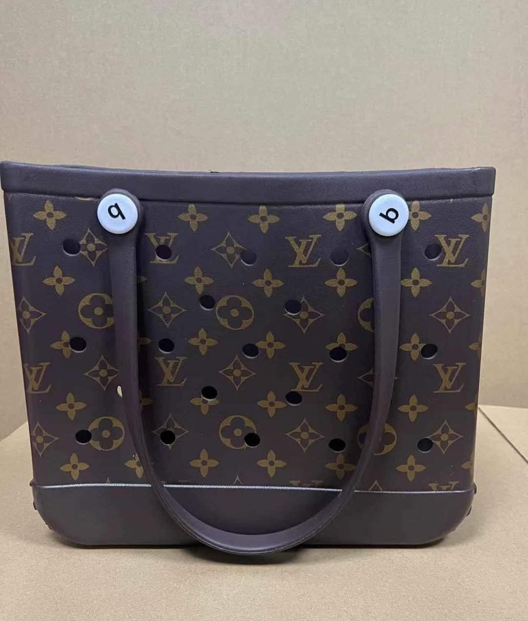 LV inspired Bogg Tote Bag