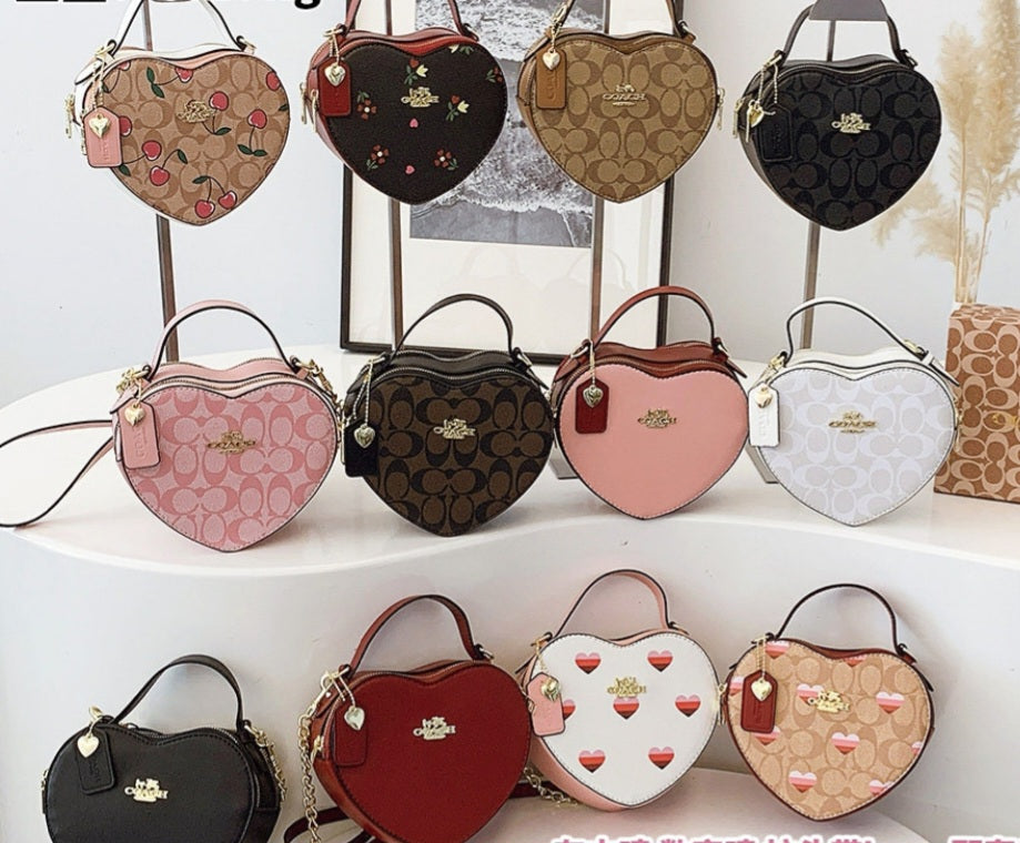 Coach Heart Shape handbag